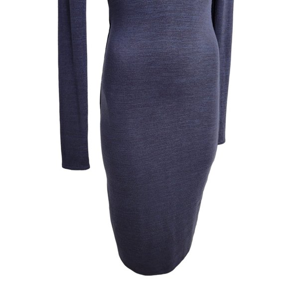 Aritzia Wilfred Free Abby Dress Blue Marled Size XS - Picture 3 of 8